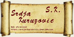 Srđa Kuruzović vizit kartica